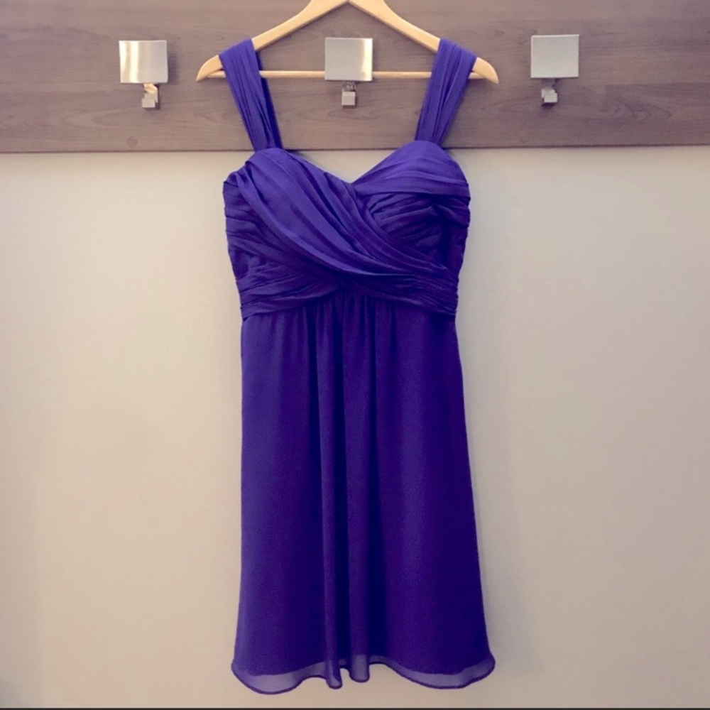 BILL LEVKOFF Designer Purple Dress!!! Size 14